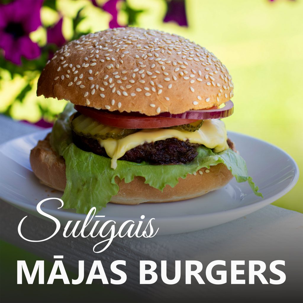 Sulīgais mājas burgers - Cēsu gaļas kombināts
